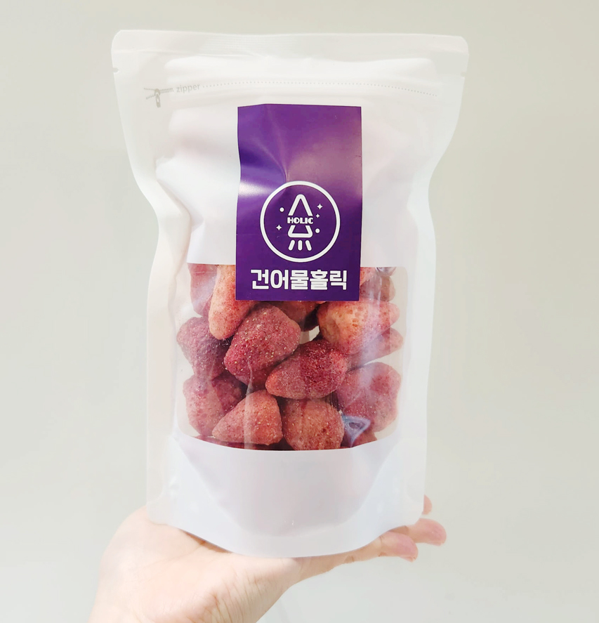 건딸기홀릭 90g 동결건조딸기칩 아이간식